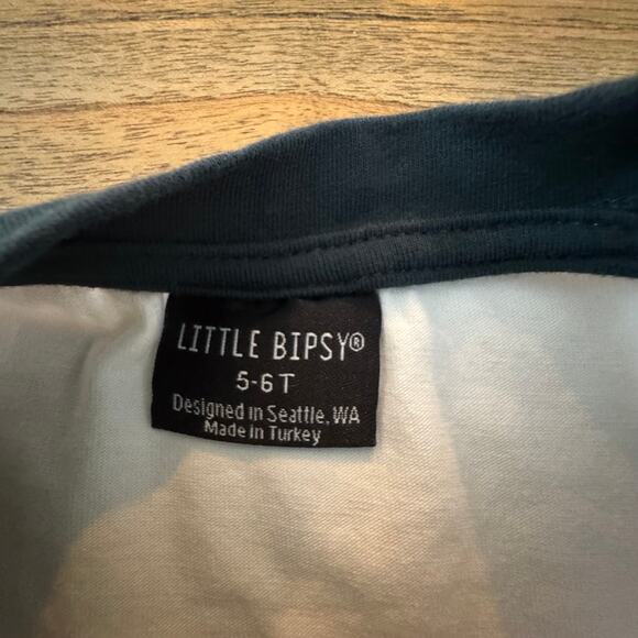 Little Bipsy Raglan Long Sleeve - Size 5-6T - Picture 2 of 4